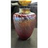 Image 1 : 8" TALL ROBERT HELD ART GLASS VASE