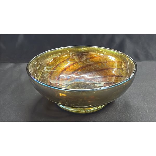 7.5" DIAMETER ROBERT HELD ART GLASS BOWL