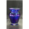 Image 1 : 4" TALL ART GLASS VASE SIGNED "JB" (COULD BE JAN BENDA)