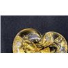 Image 2 : ROBERT HELD ART GLASS HEART: APPROX. 2"L X 2"W X 1"T