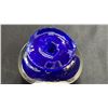 Image 2 : ART GLASS VASE: 3.25" TALL - NO SIGNATURE/ARTIST UNKNOWN