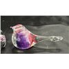 Image 2 : ART GLASS BIRD & ART GLASS PAPERWEIGHT - ARTIST UNKNOWN