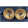 Image 2 : 8 JAPANESE LACQUERWARE BOWLS WITH STANDS
