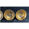 Image 5 : 8 JAPANESE LACQUERWARE BOWLS WITH STANDS