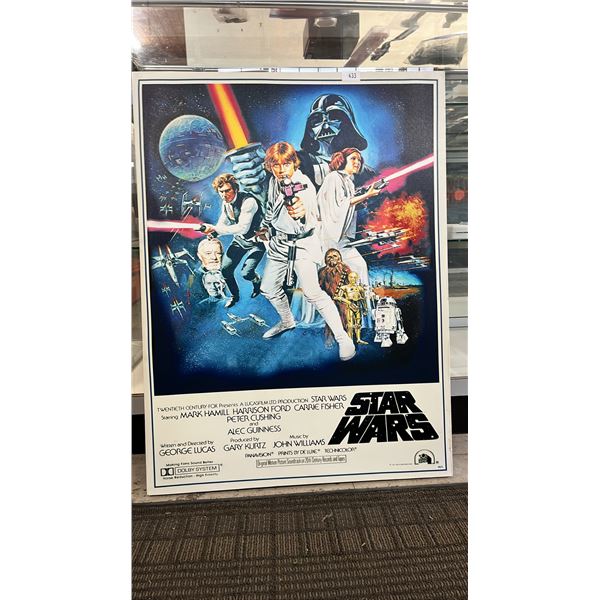 STAR WARS CANVAS WALL POSTER: 31.5" X 23.5"