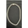 Image 1 : CRYSTAL STUDDED CUBAN LINK NECKLACE WITH BOX CLASP