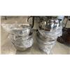 Image 1 : 9 STAINLESS STEEL MIXING BOWLS