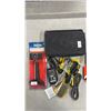 Image 2 : CAMERA SHOULDER SUPPORT, LENS FILTERS, MACRO FOCUS SLIDES, ASSORTED CORDS & MORE
