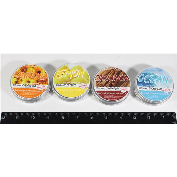 FOUR ORGANIC SHAMPOO BARS