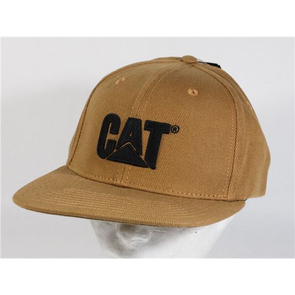 NEW SHERIDAN FLAT BILL BRONZE/MARRON CAT BALL CAP