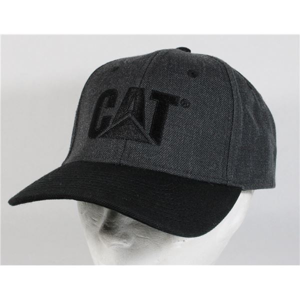 NEW WOOL EMBROIDERED DARK HEATHER GREY CAT