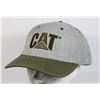 Image 1 : NEW WOOL EMBROIDERED HEATHER GREY CAT BALL CAP