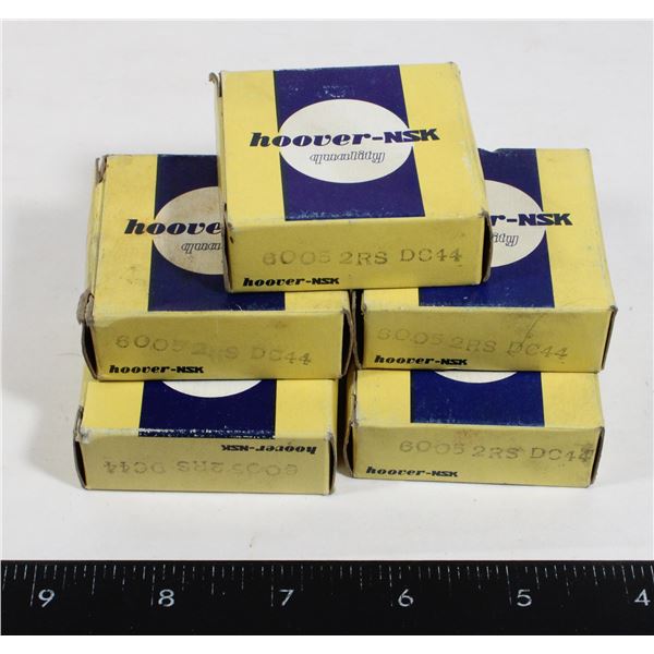LOT OF 5 - SNOWMOBILE BEARING 6005-2RS  NEW
