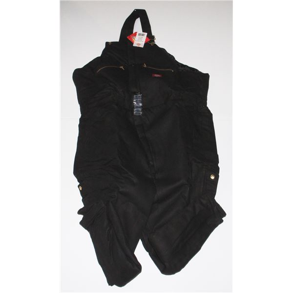 NEW 100% COTTON BLACK DICKIES OVERALLS