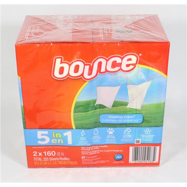 2 BOXES OF BOUNCE DRYER SHEETS