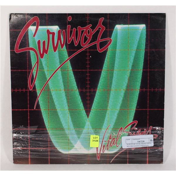 SURVIVOR VITAL SIGNS VINYL RECORD GOOD CONDITION