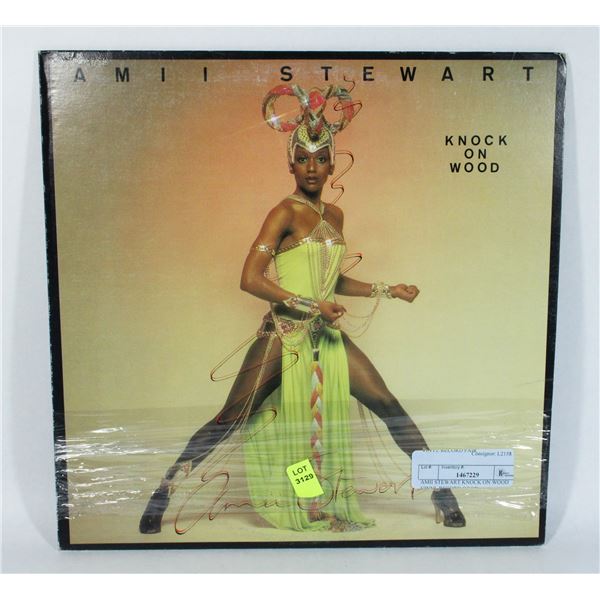 AMII STEWART KNOCK ON WOOD VINYL RECORD GOOD