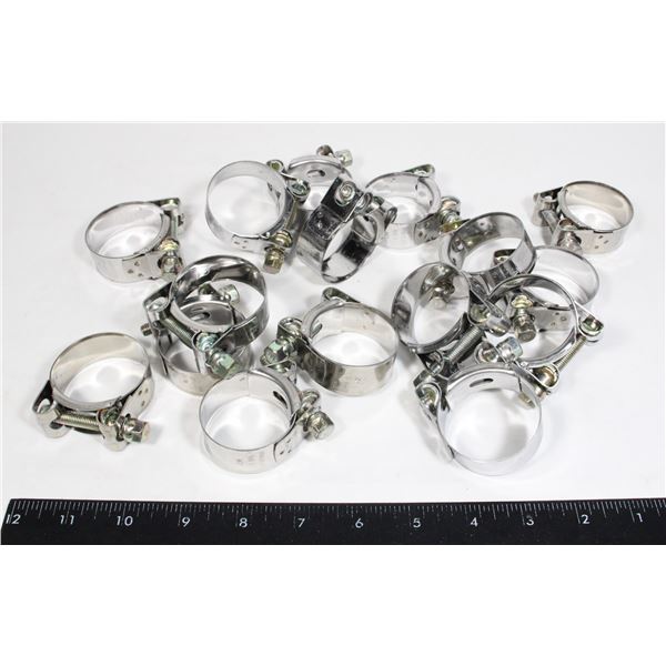 LOT OF 15 - MIKALOR HEAVY DUTY HOSE CLAMP