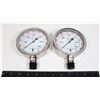 Image 1 : LOT OF 2 - WGI 4" HIGH PRESSURE GAUGES 3000 PSI