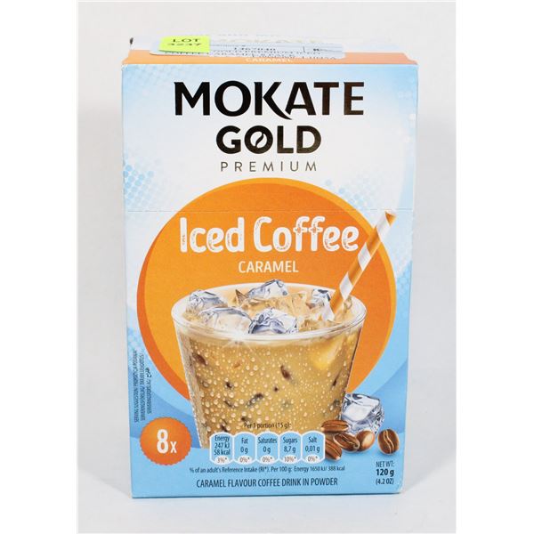 MOKATE GOLD PREMIUM ICED COFFEE CARAMEL 8 PACK