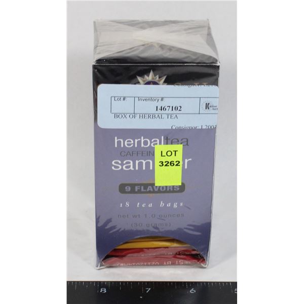 BOX OF HERBAL TEA
