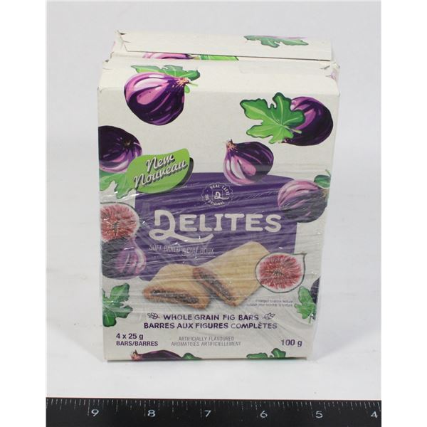 TWO BOXES OF FIG BARS