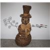 Image 1 : WICKER SNOWMAN 36" HIGH BY 28" WIDE