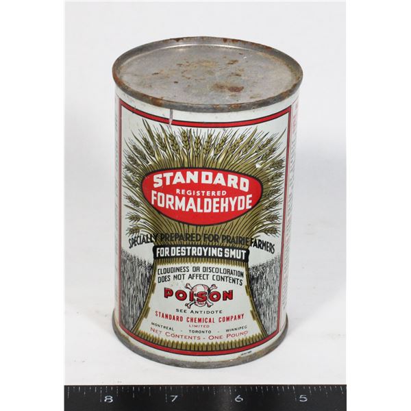 NEW UNOPENED OLD STOCK CAN OF STANDARD
