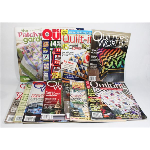 LOT OF QUILTING BOOKS