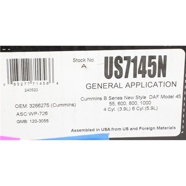 NEW USMW WATER PUMP #US7145N