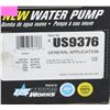 Image 1 : NEW USMW WATER PUMP  INFO IN PHOTO #US9376