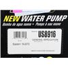 Image 1 : NEW USMW WATER PUMP  INFO IN PHOTO #US8916