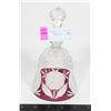 Image 1 : VINTAGE ANNA HUTE BLEIKRISTALL ROSE CRYSTAL BELL