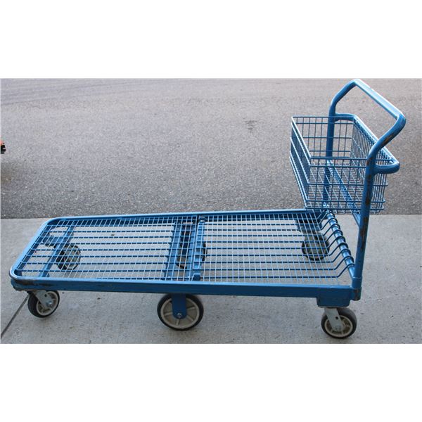 HEAVY DUTY BLUE WORK CART