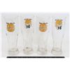 Image 1 : LOT OF 4 BIG ROCK HONEY BROWN LAGER STUDIO 54 TALL