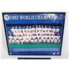 Image 1 : 1992 BLUE JAYS TEAM PICTURE FRAME