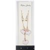 Image 1 : NEW GOLDTONE GHOST THEME EARRING AND NECKLACE SET