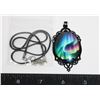Image 1 : NEW AURORA BOREALIS PICTURE PENDANT AND FAUX