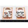 Image 1 : 2 NEW PAIRS OF MICKEY/MINNIE THEME GHOST DROP