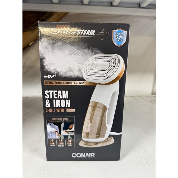 Air turbo, extreme steam steam and iron two and one with turbo