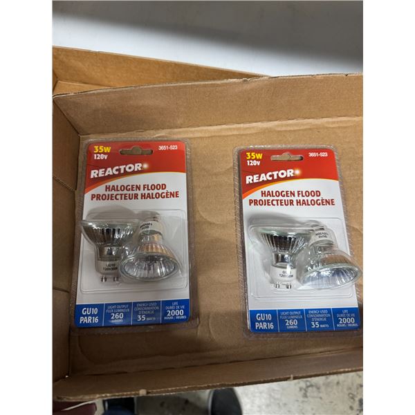 Reactor halogen flood bulbs, 35 wat