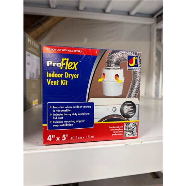 Proflex indoor dryer vent kit 4" x 5'