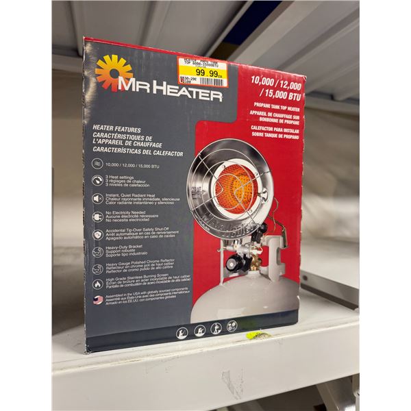 Mr. heater propane tank top heater
