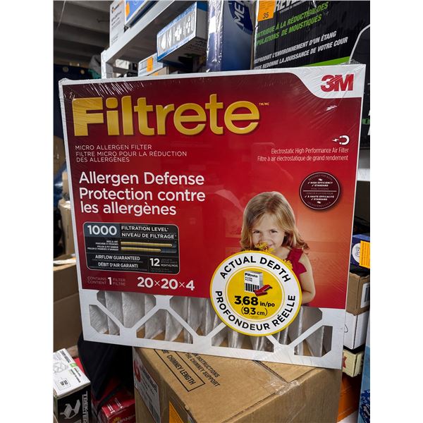 3M filter allergen defense 20 x 20 x 4