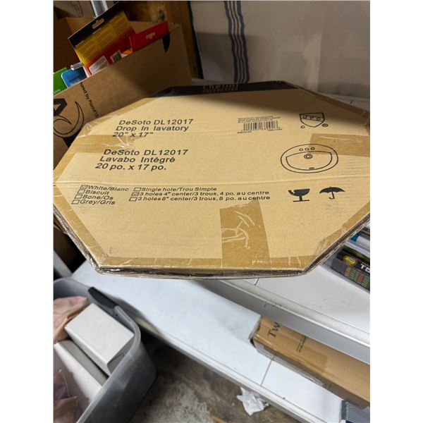 Drop in sink 20" x 17"