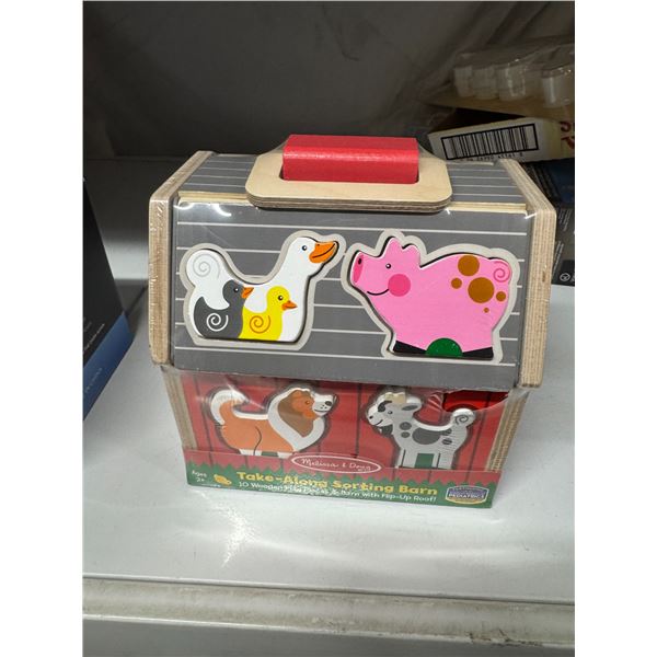 Mellissa and Doug take along sorting barn