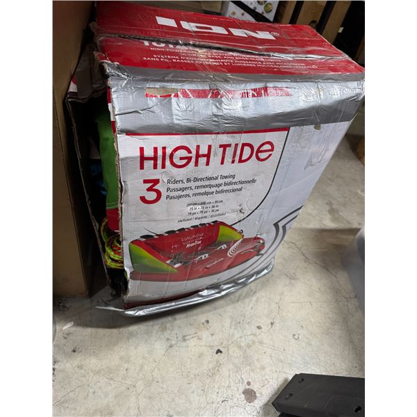 High tide three ryder boat tube