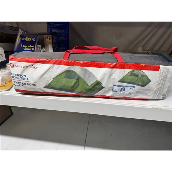 Outbound four person dome tent new