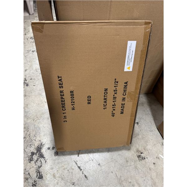 New three and one creeper seat