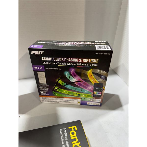 Smart color chasing strip light